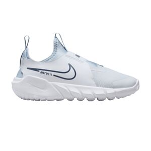 Nike Kids White and Blue Slip-On Shoes